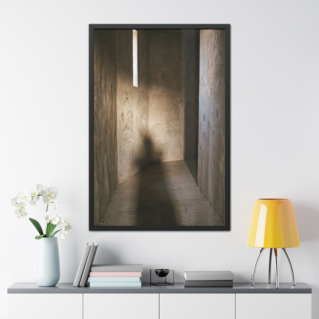 Framed Posters - Shadows of the Citadel moody architectural...