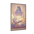 Framed Matte Canvas - Starlight Haven Slumber — Espresso /...
