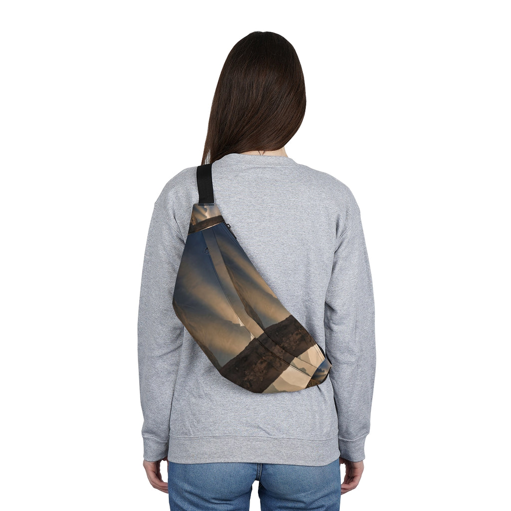 Large Fanny Pack - Mystic Mountain Peaks