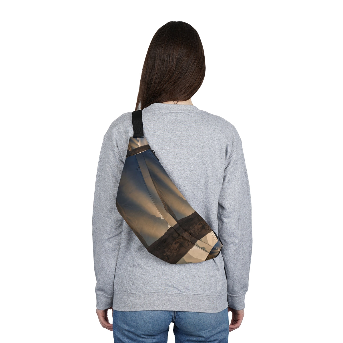 Large Fanny Pack - Mystic Mountain Peaks