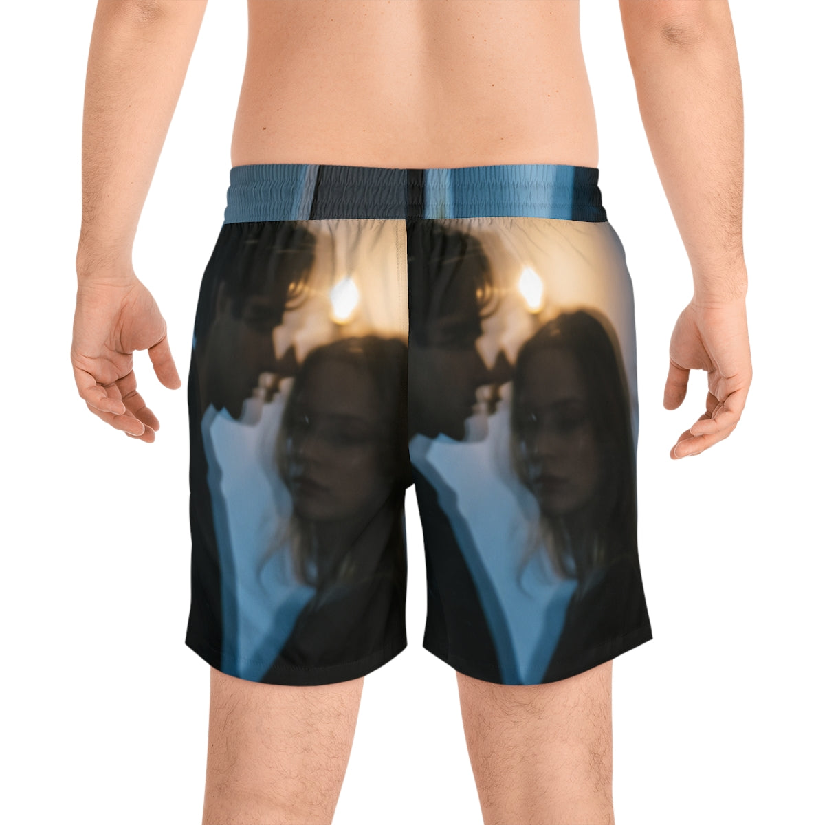 Men's Mid-Length Swim Shorts - Midnight Reflections Swim......