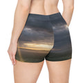 Women's Shorts with Sunbeam Meadow Art