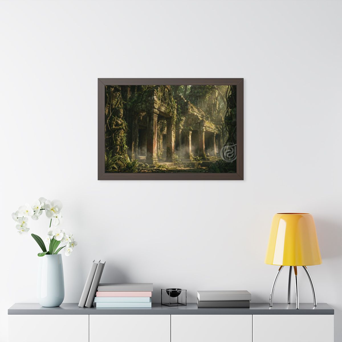 Framed Horizontal Poster - Ancient Sanctuary (14×11, 16×12...