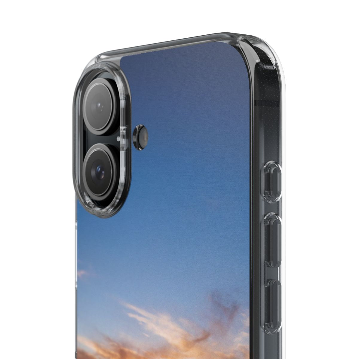Clear Impact-Resistant Case - Sunset Peaks
