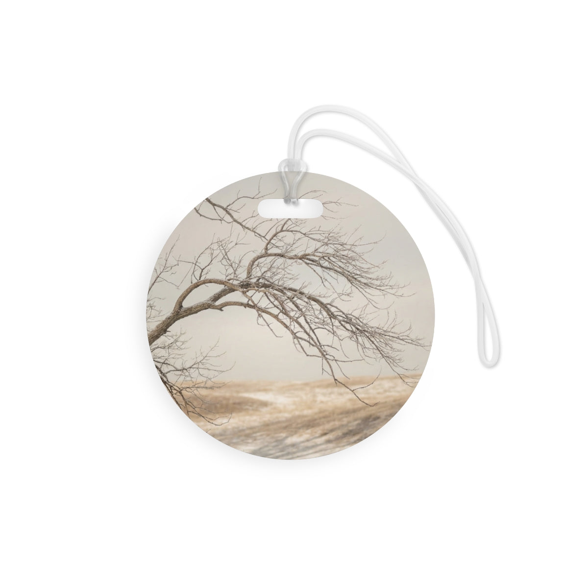 Luggage Tags - Winter Branch Solitude Landscape | Echovira...