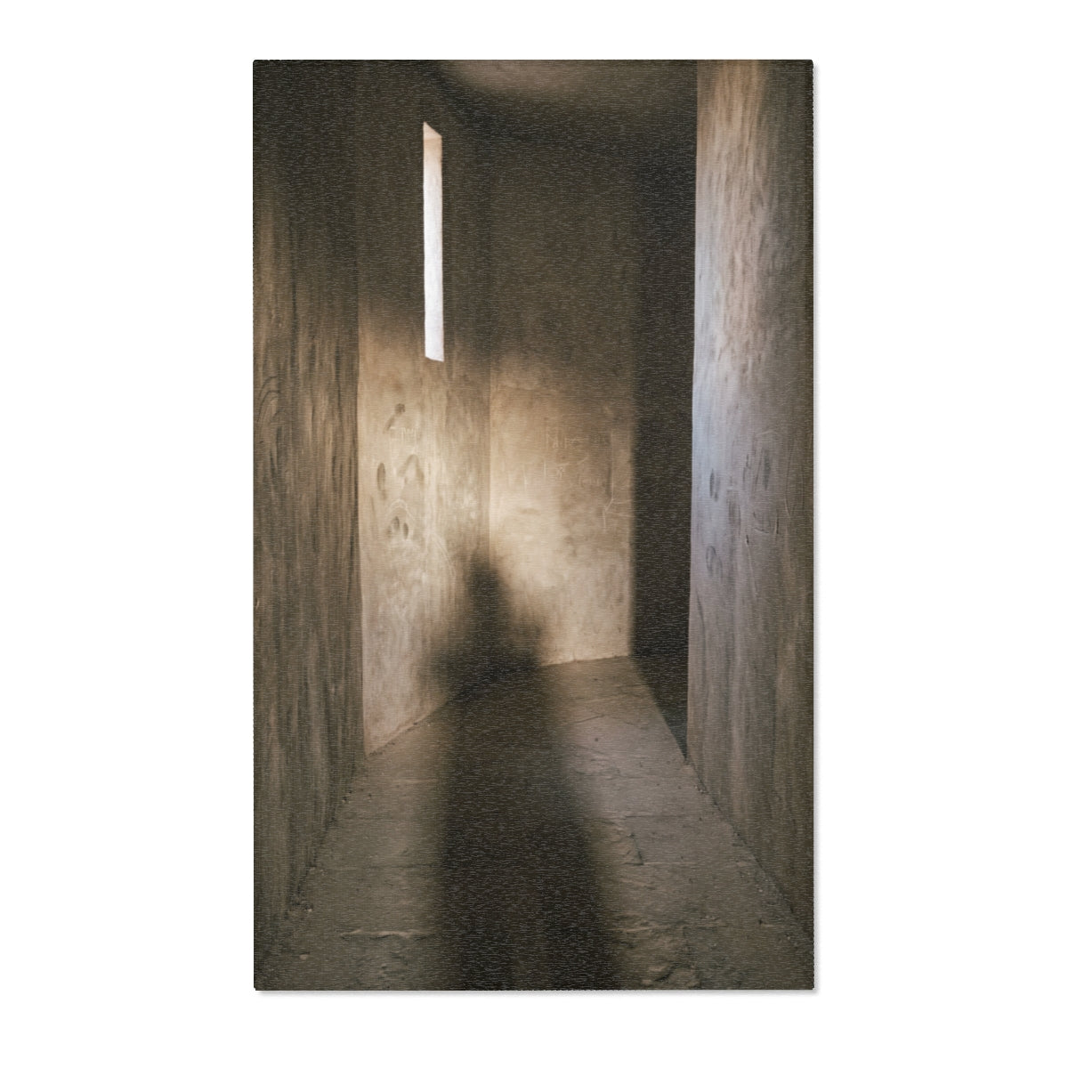 Area Rugs - Shadows of the Citadel moody architectural print...