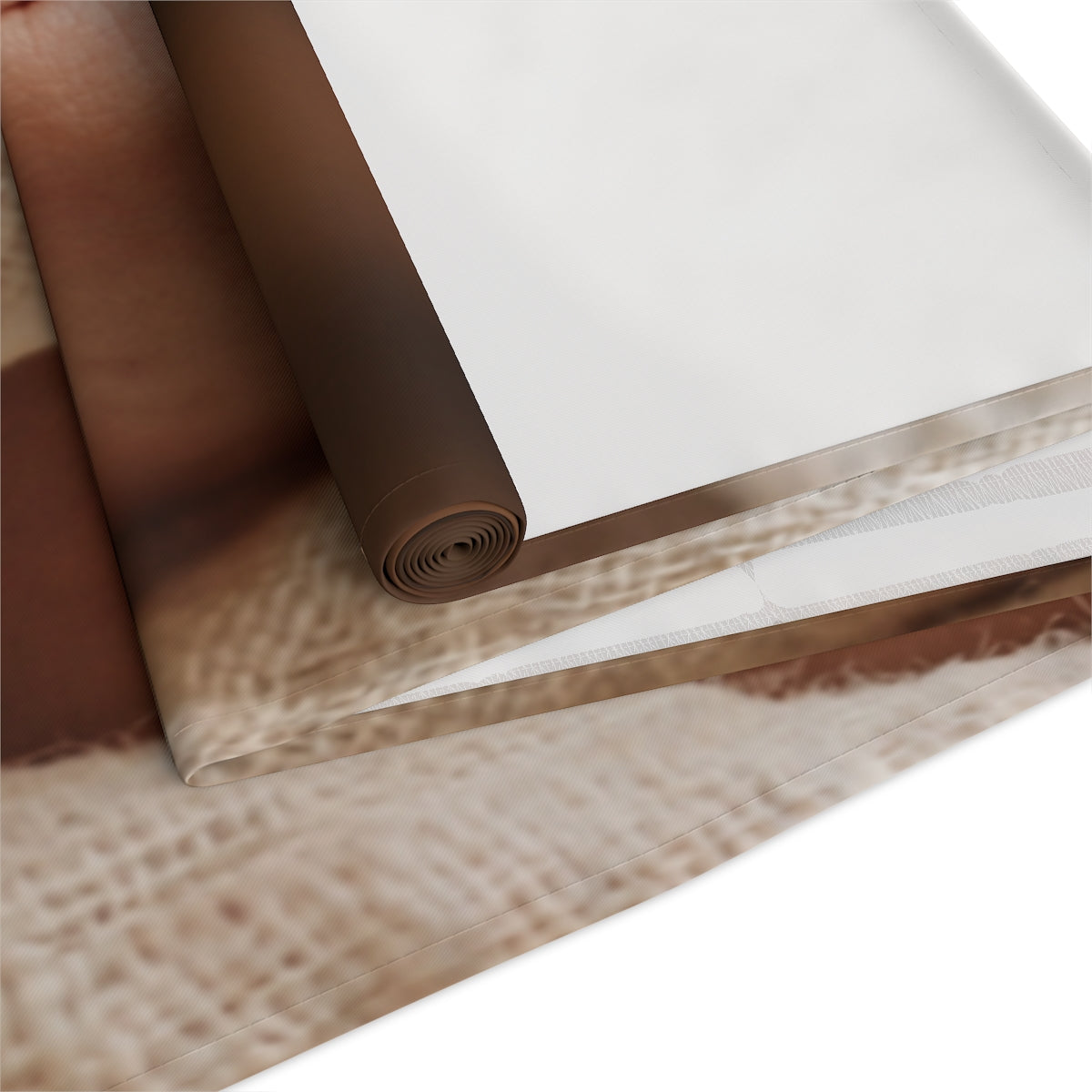 Table Runner - Organic Muslin Texture