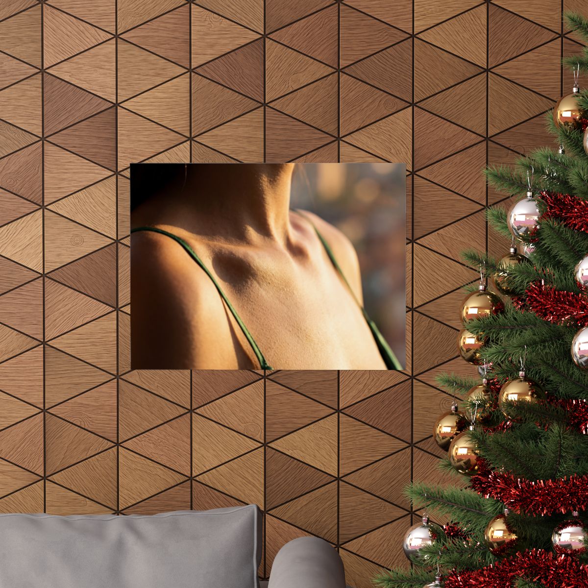 Matte Horizontal Posters - Golden Hour Glow - Minimalist......