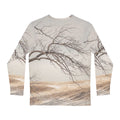 Men's Long Sleeve Shirt - Winter Branch Solitude Landscape |...