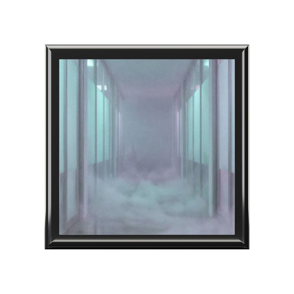 Jewelry Box - Liminal Corridor Fog Art Print | Echovira...