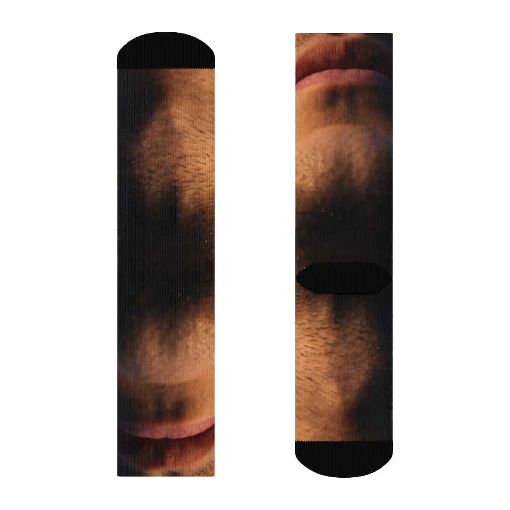 Crew Socks - Neon Noir Step