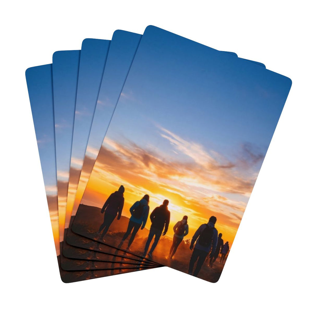 Poker Playing Cards - Sunset Trail | Echovira Gallery