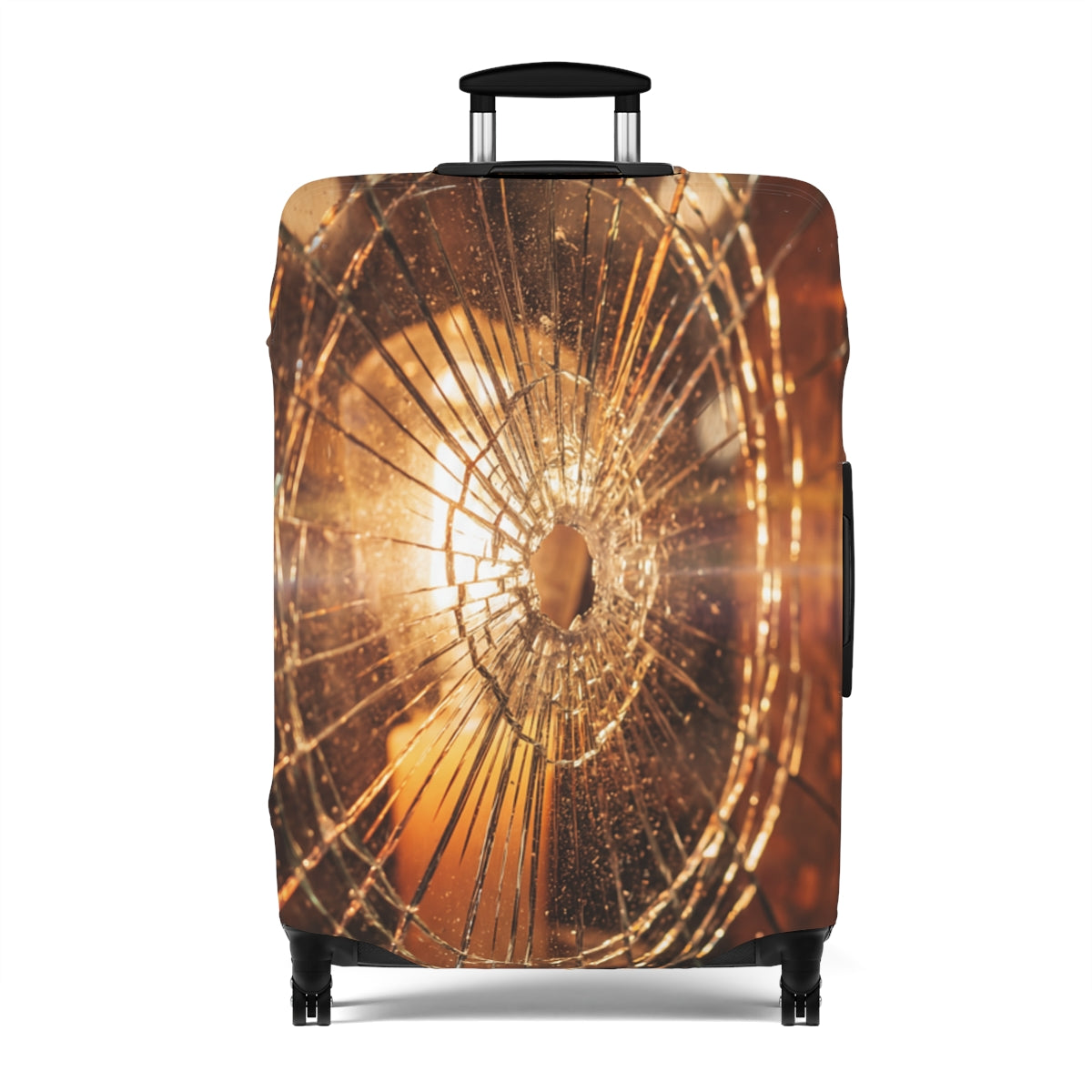 Luggage Cover - Moody Amber Glow