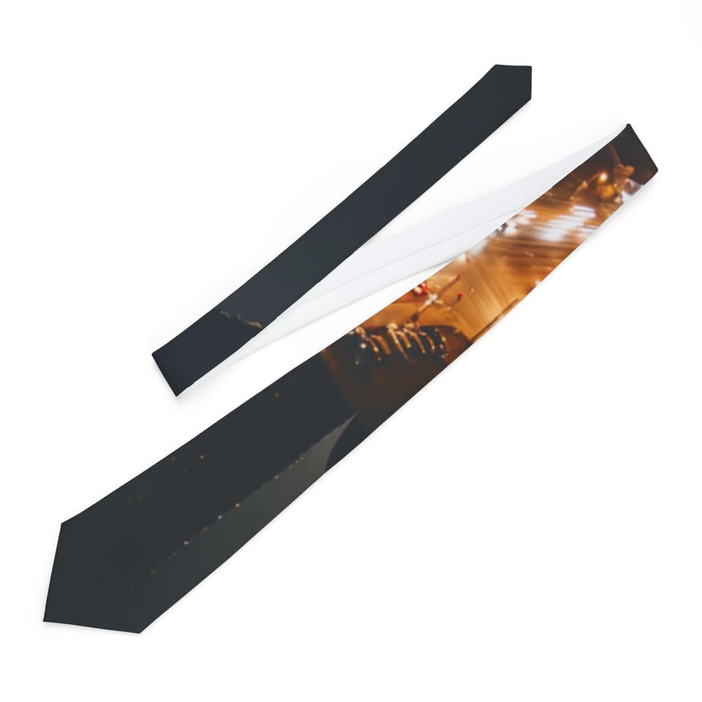 Necktie - Midnight City Skyline Romance | Echovira Gallery