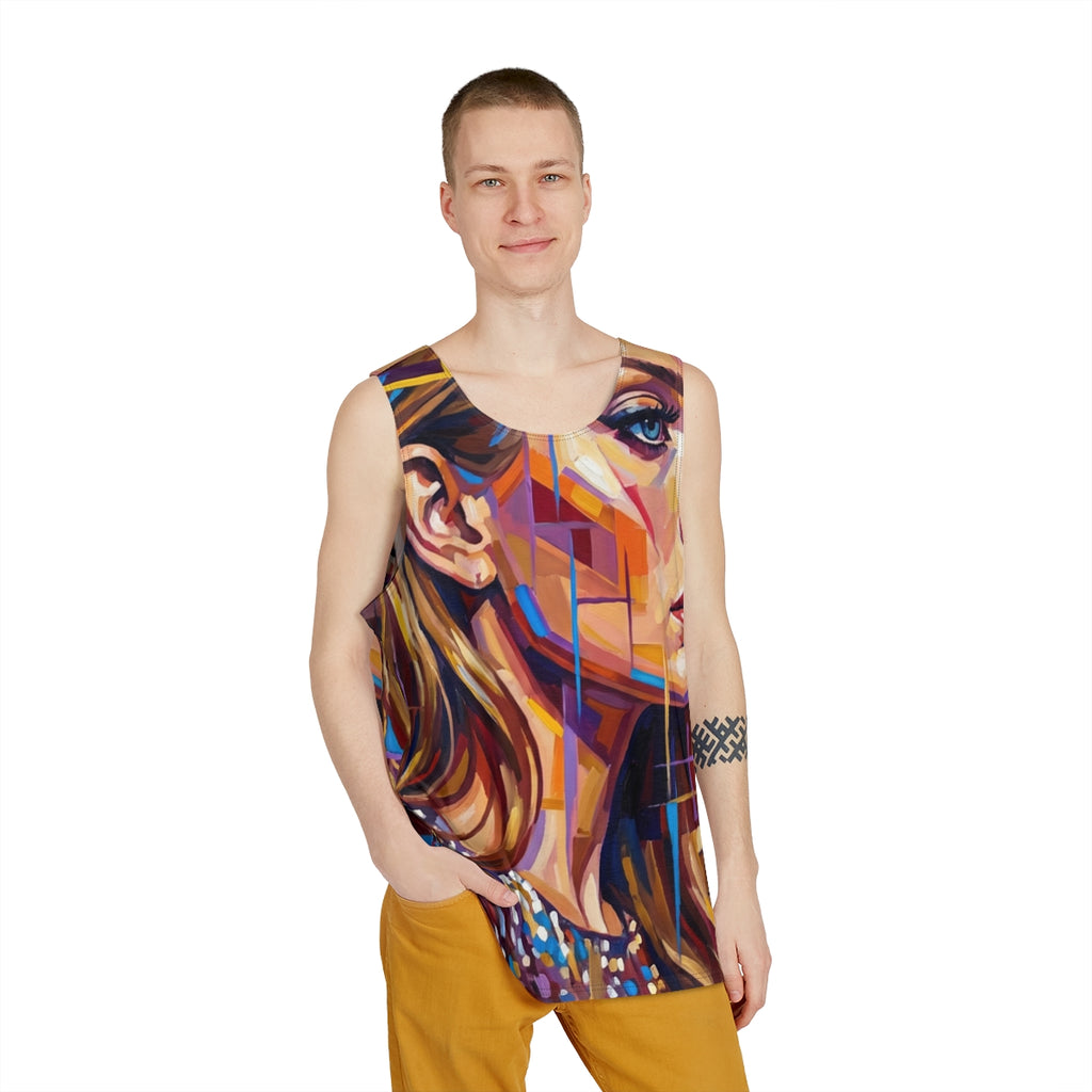 Men's Tank - Shattered Elegance Portrait | Echovira Gallery