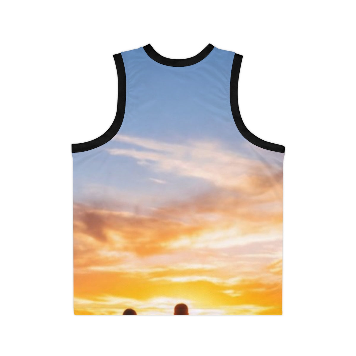 Men's Basketball Jersey - Sunset Horizon | Echovira Gallery