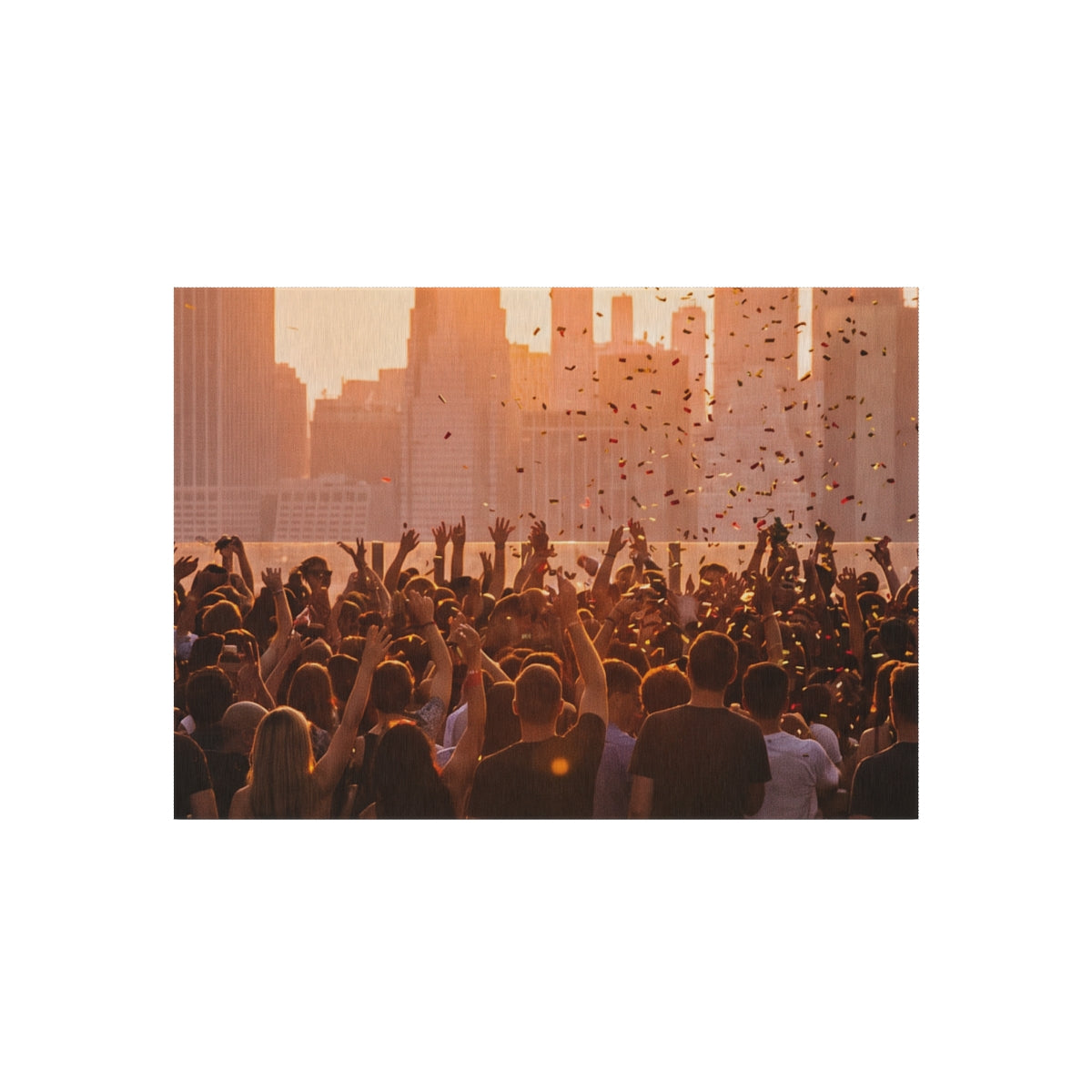 Outdoor Rug - City Lights Festival | Echovira Gallery