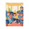Toddler Blanket - School Bus Slumber | Echovira Gallery