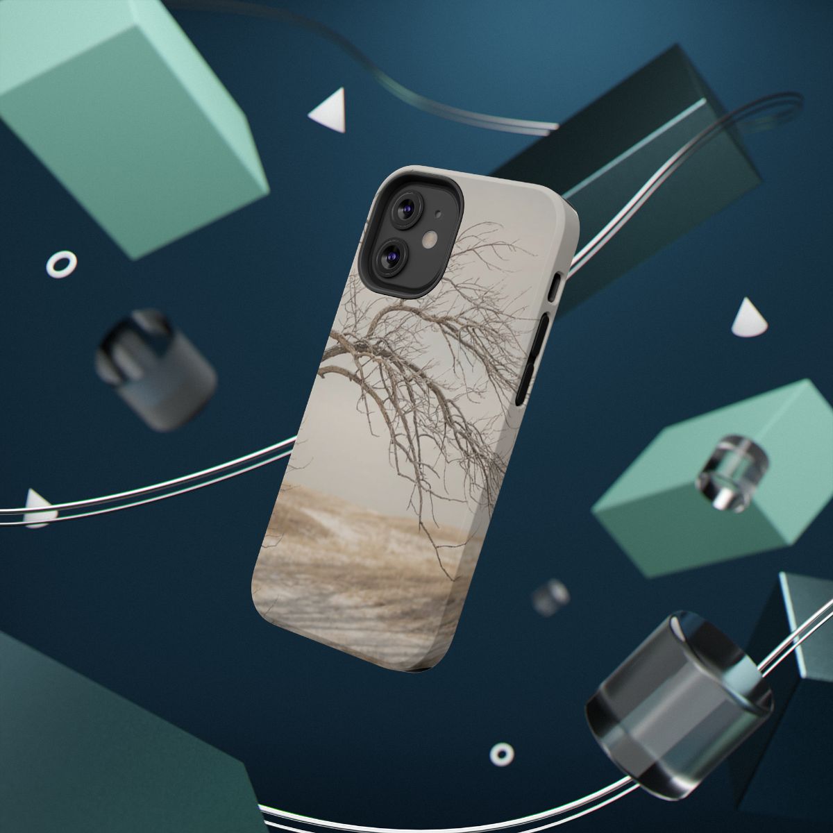 Impact-Resistant Cases - Tough Phone Case - Winter Tree Vibe— sizes part 1/2