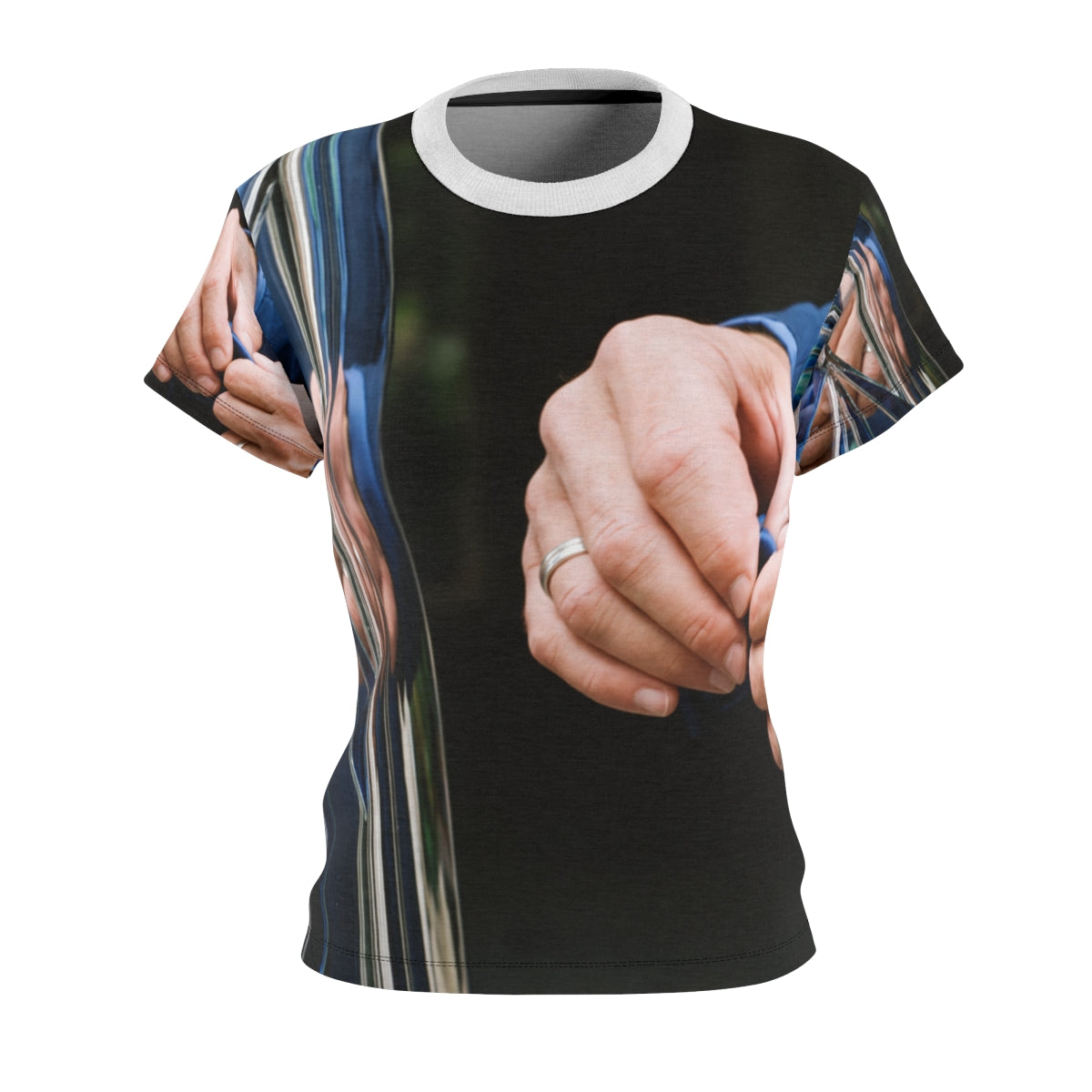 Women's Cut & Sew Tee Cobalt Suiting Art