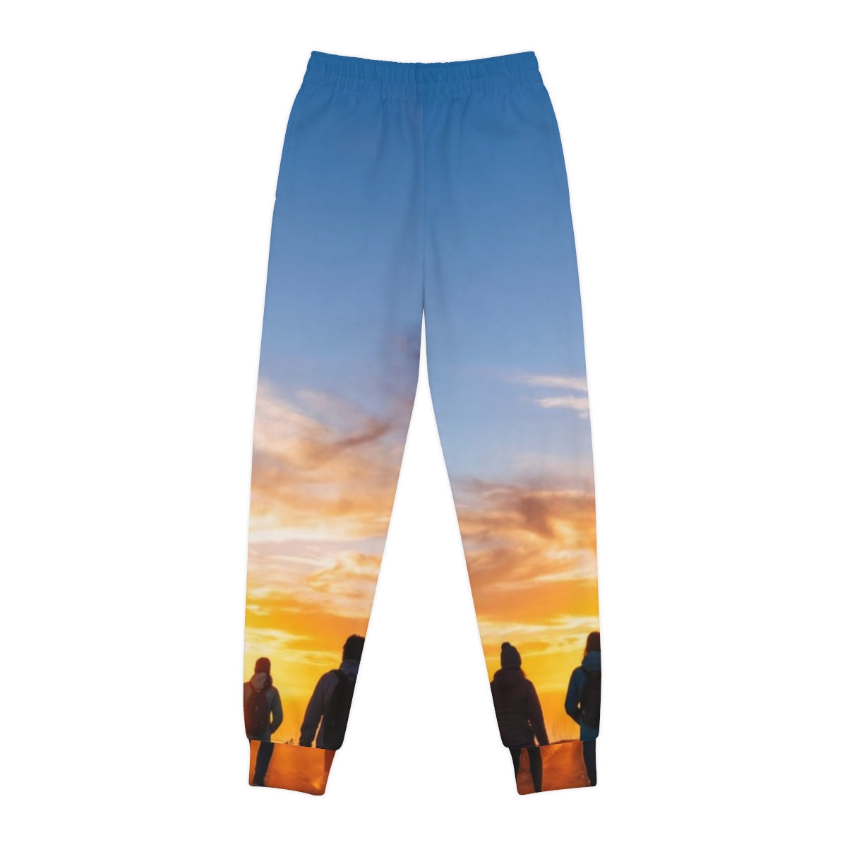 Youth Joggers - Golden Hour Wanderlust Art | Echovira...