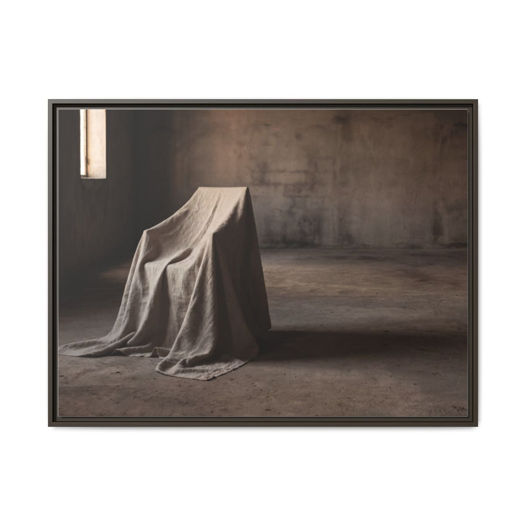 Matte Canvas, Framed - Wabi-Sabi Room — Espresso / 1.25"