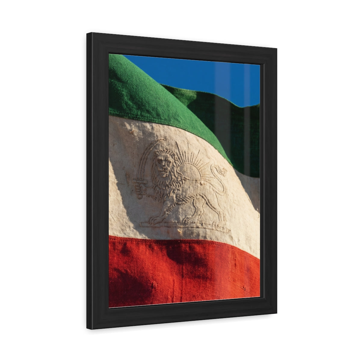 Framed Wall Art - Heritage Flag — Portrait