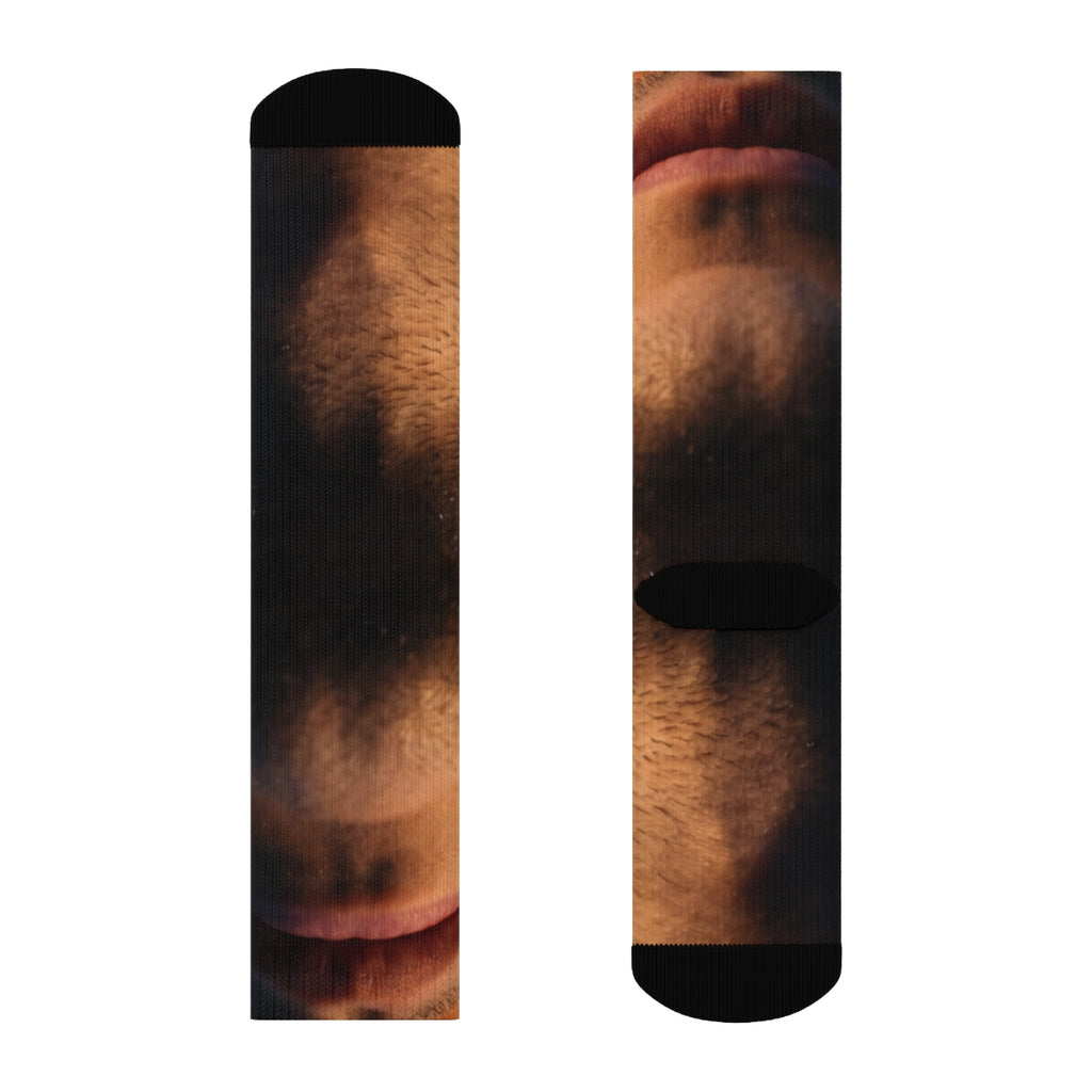 Crew Socks - Neon Noir Step