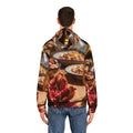 Men's Full-Zip Hoodie - Amber Twilight | Echovira Gallery