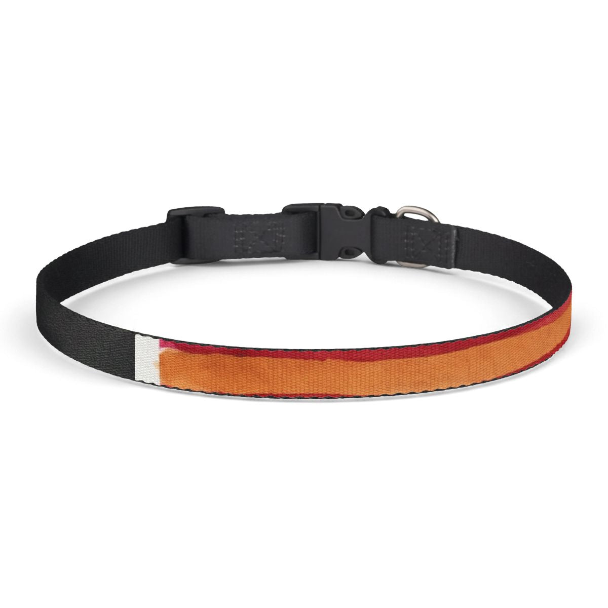 Clip-on Pet Collar - Crimson Romance Watercolor Portrait |...