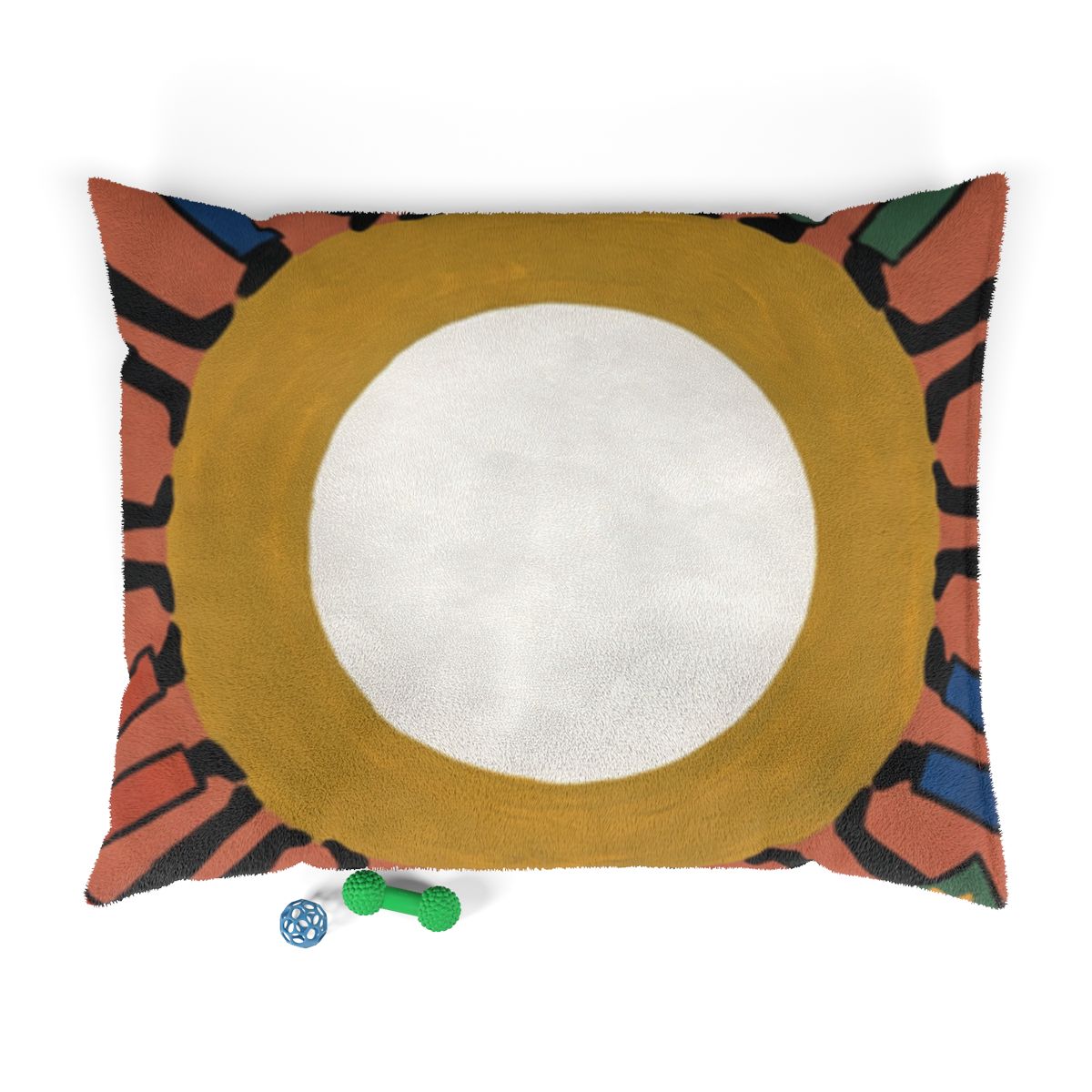 Pet Bed - Unity Mandala Folk Art | Echovira Gallery