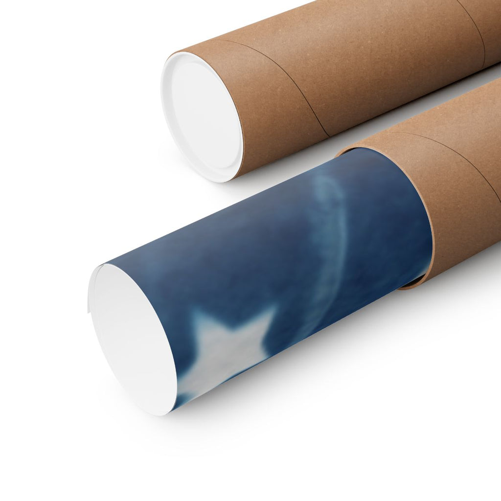 Matte Vertical Poster - Celestial Star Shower (8×10 & 36×54)...