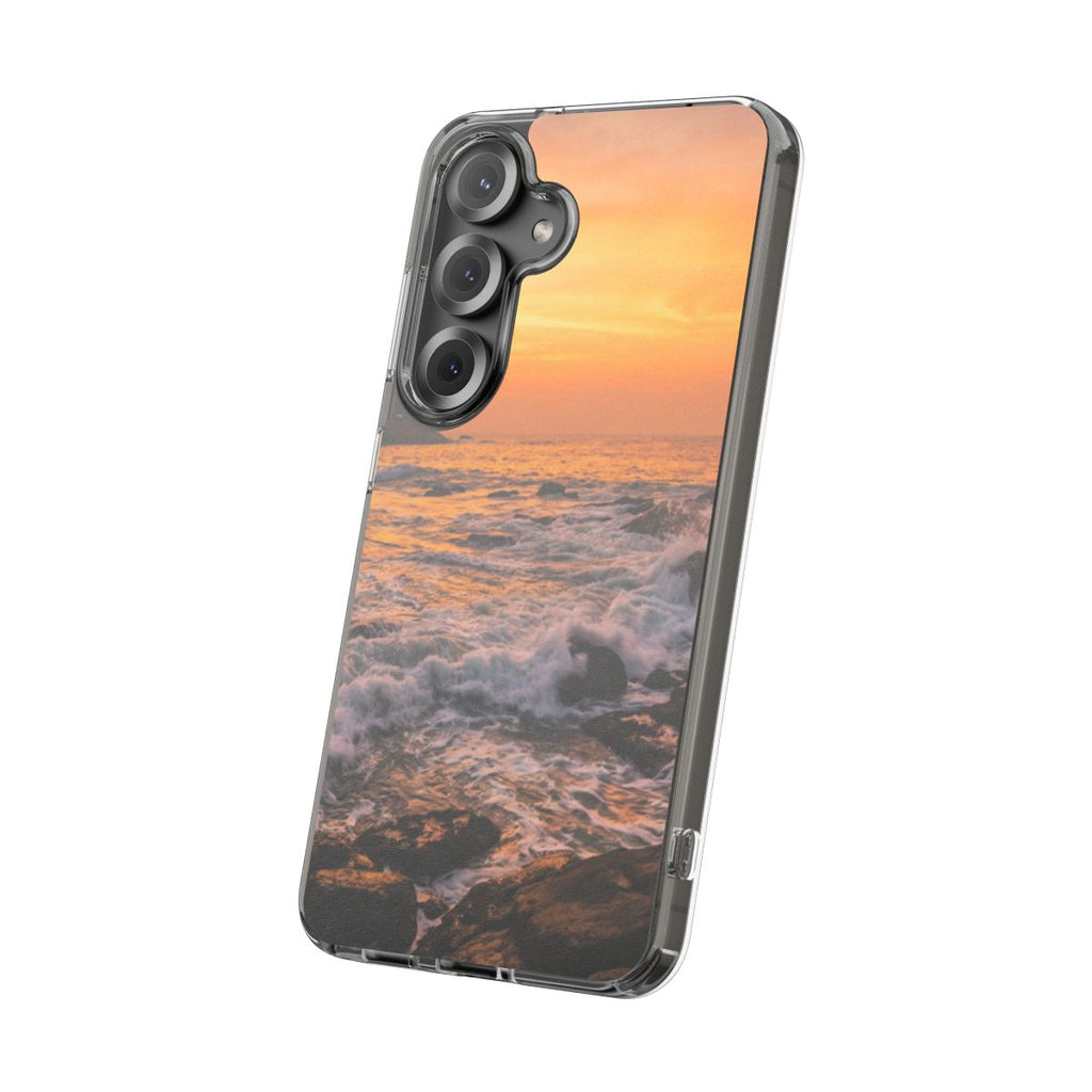 Clear Impact-Resistant Cases - Clear Phone Case - Golden...