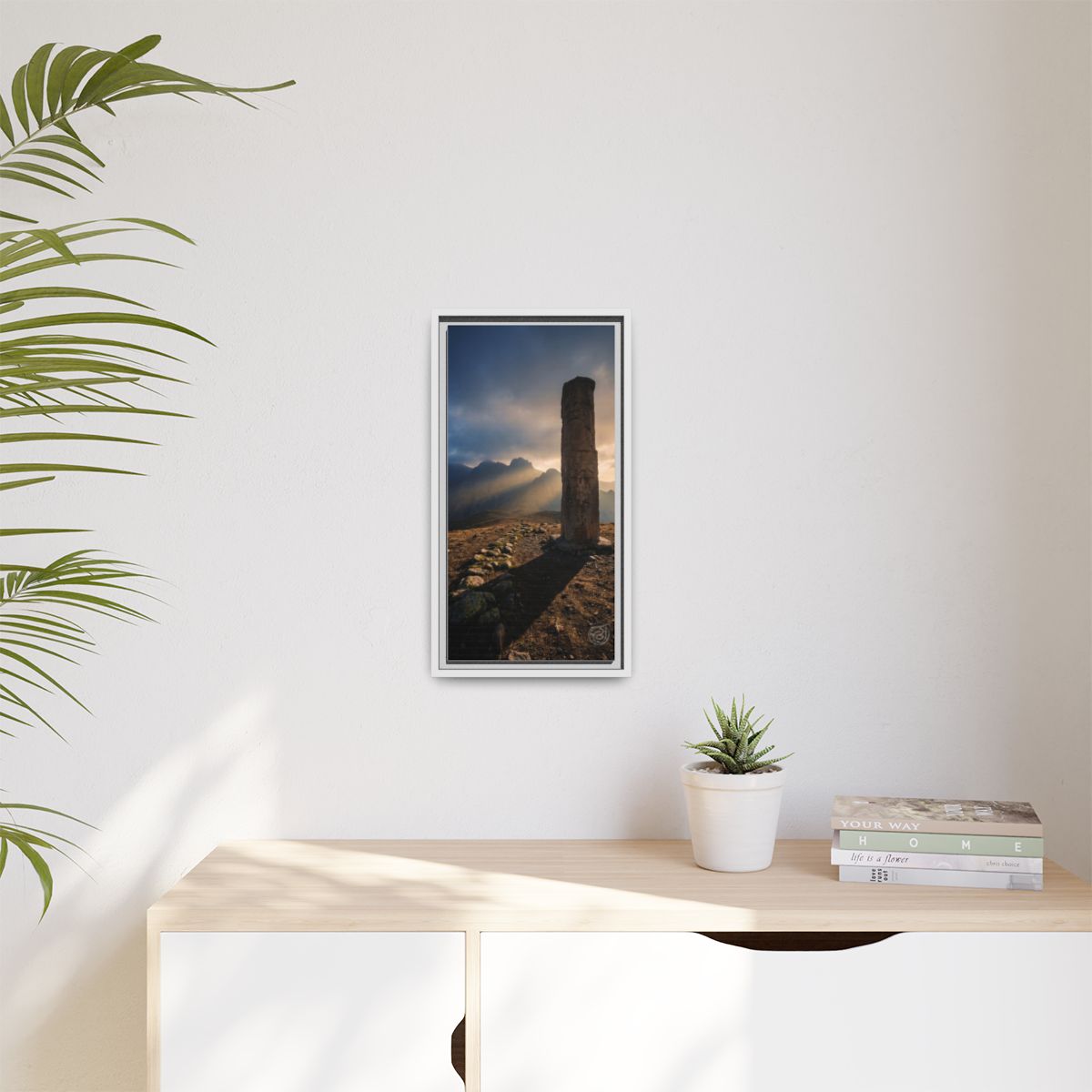 Matte Canvas, Framed - Mystic Monolith Ancient Persian... |...