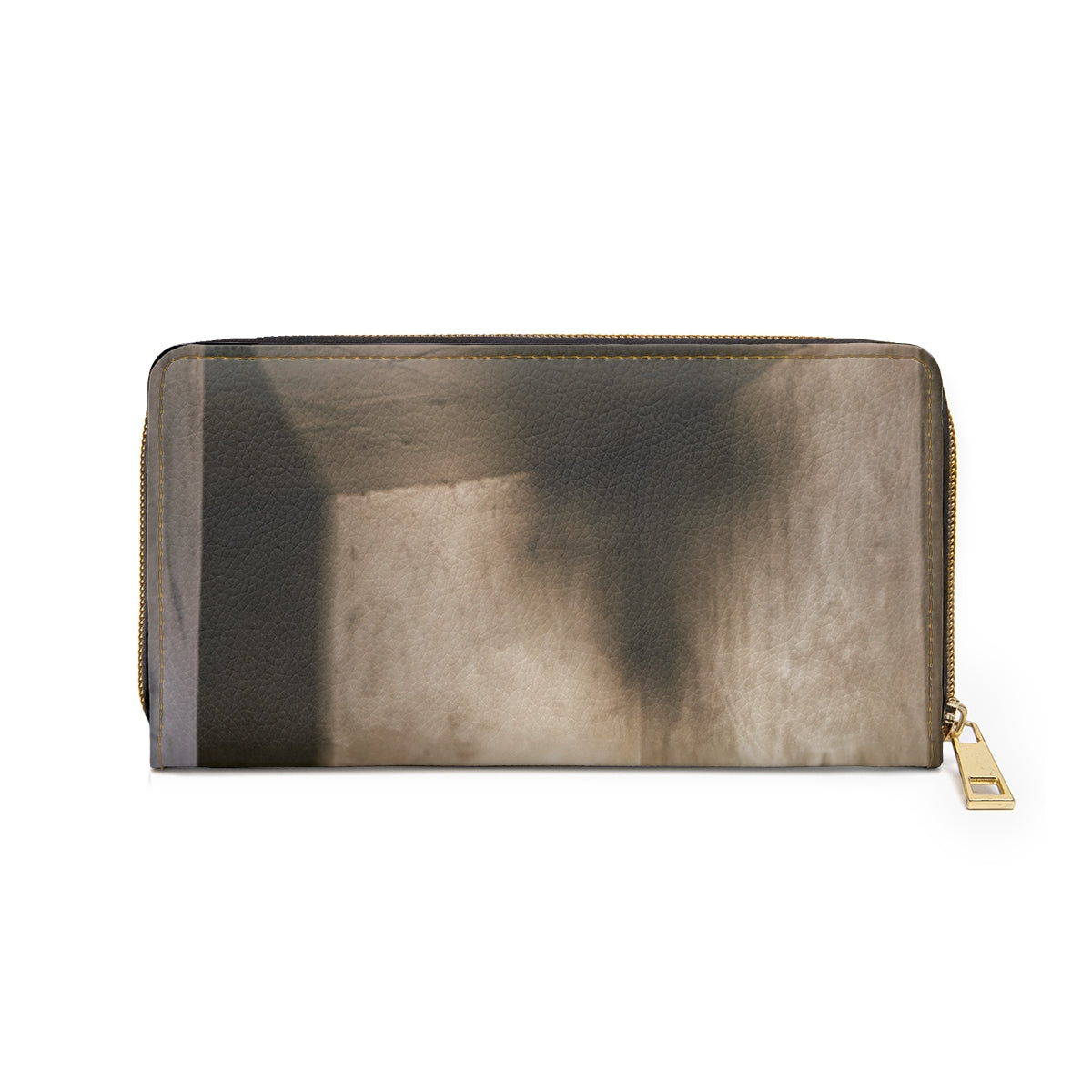 Zipper Wallet - Shadows of the Citadel moody architectural...