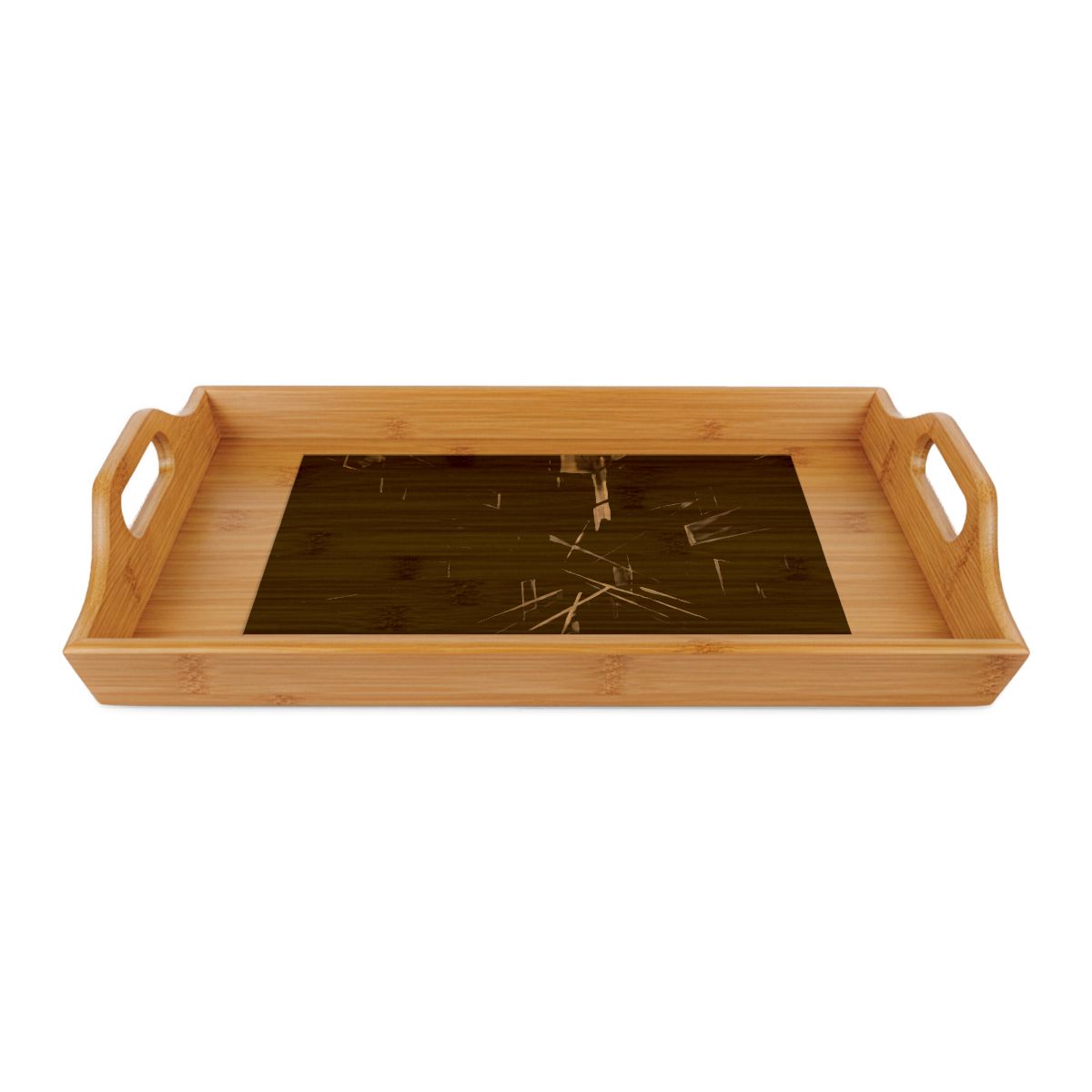 Bamboo Serving Tray - Urban Lines | Echovira Gallery