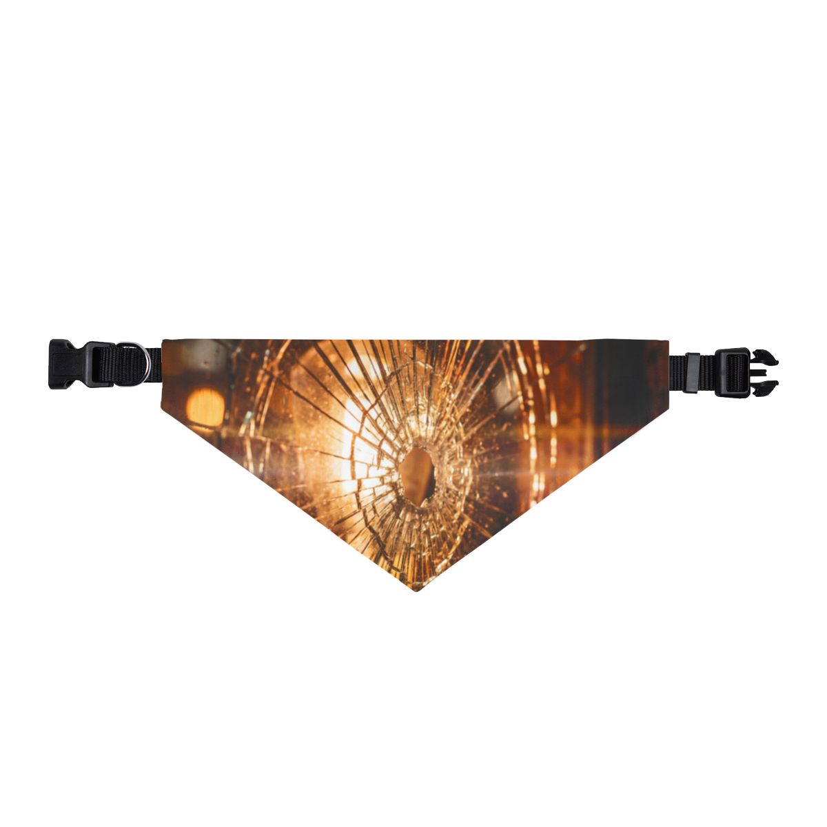 Clip-on Pet Bandana - Urban Shattered Edge