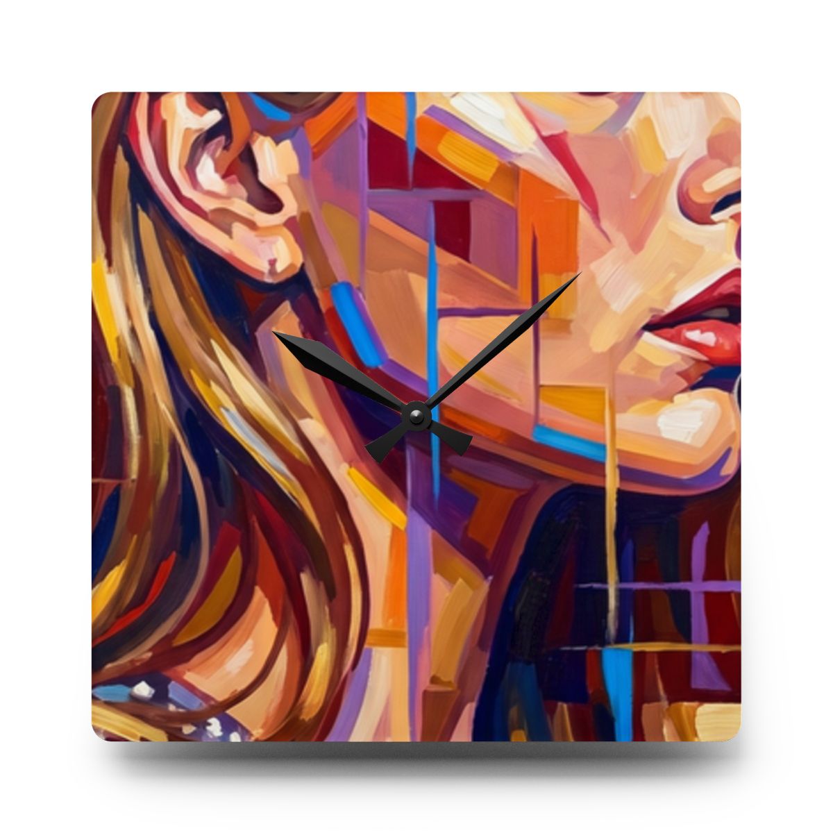Acrylic Wall Clock - Shattered Elegance | Echovira Gallery