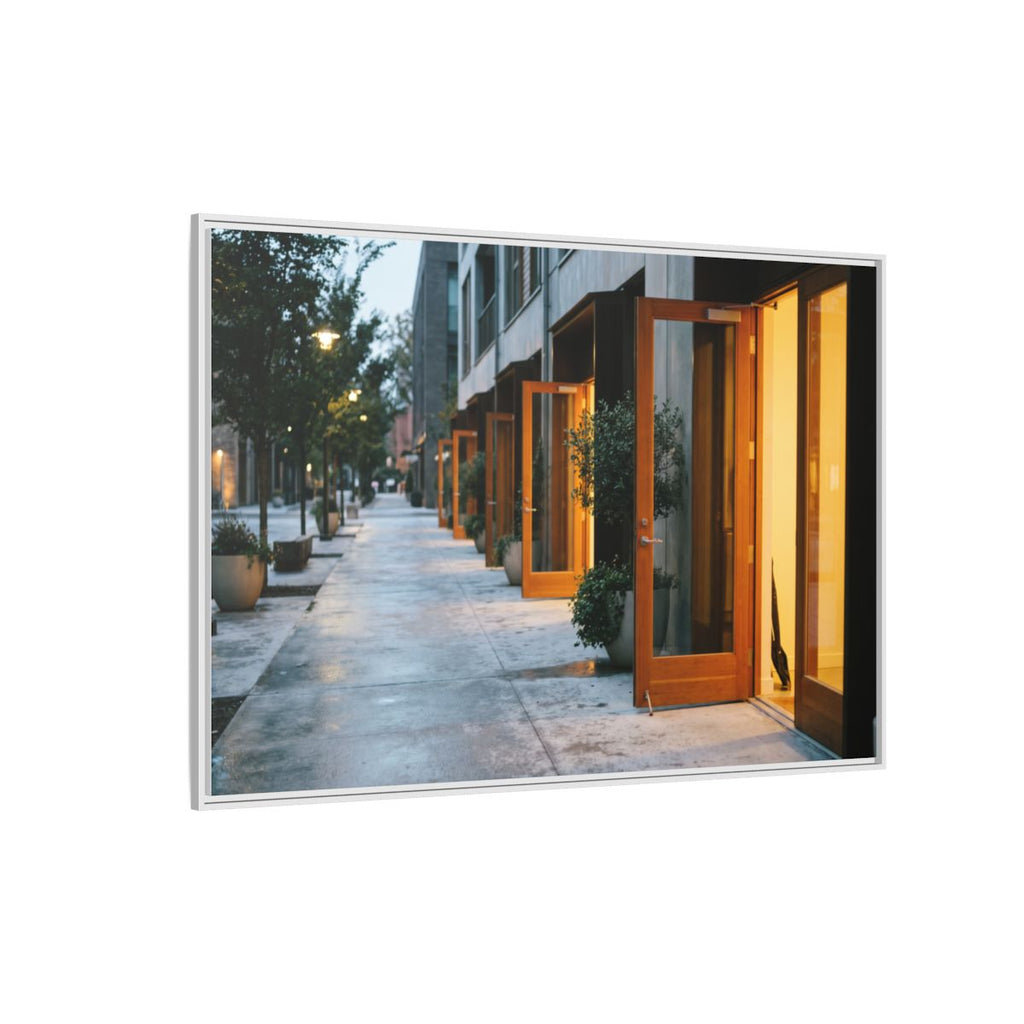 Matte Canvas, Framed - Twilight Promenade (10×8, 12×9... |...