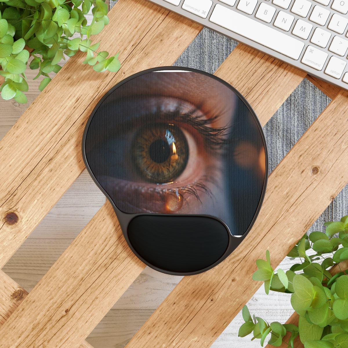 Mouse Pad With Wrist Rest - Luminous