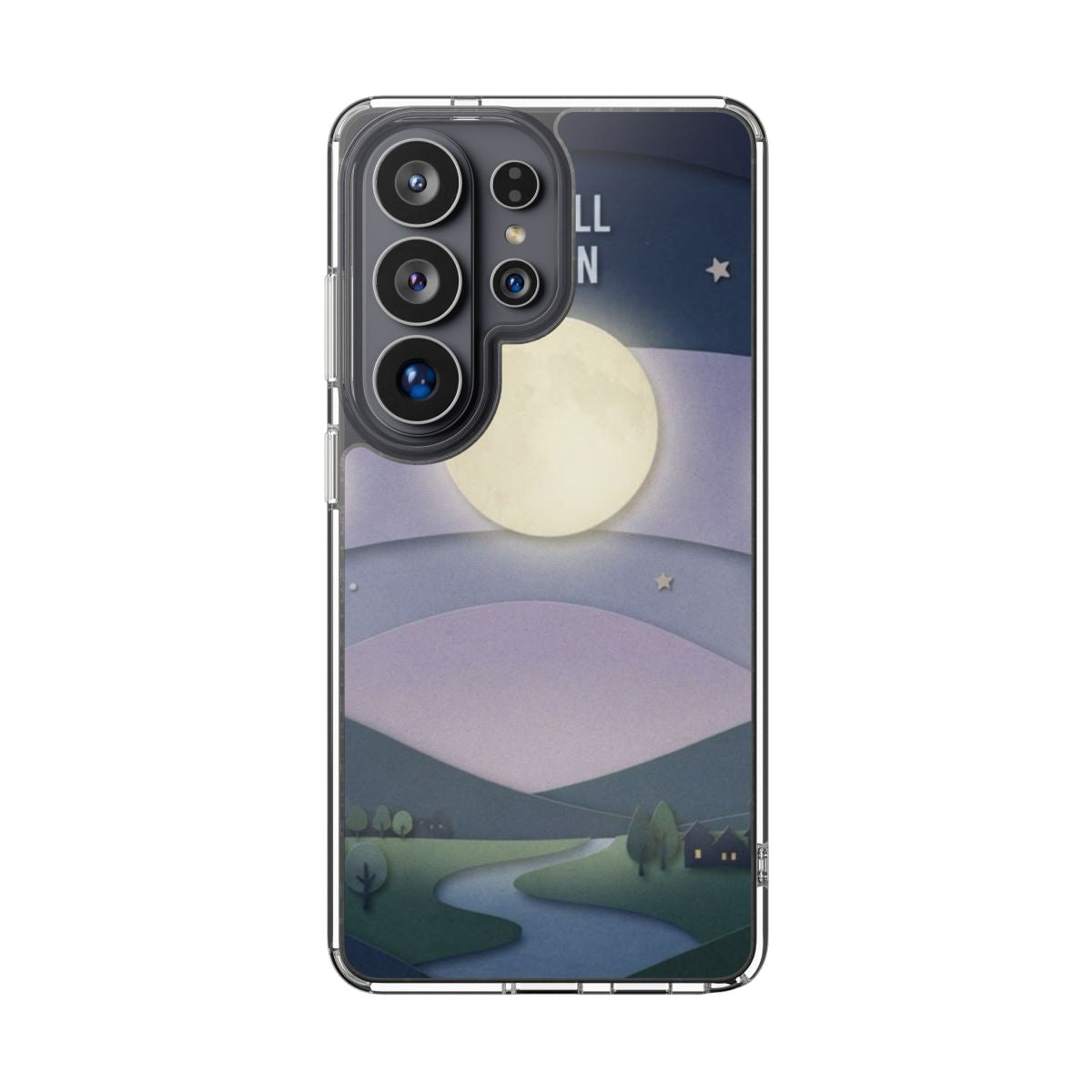 Clear Impact-Resistant Case - Moon | Echovira Gallery