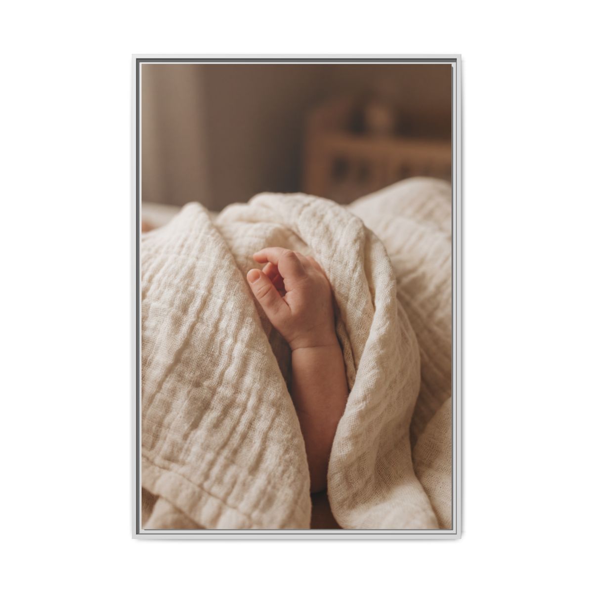 Matte Canvas, Framed - Neutral Nursery