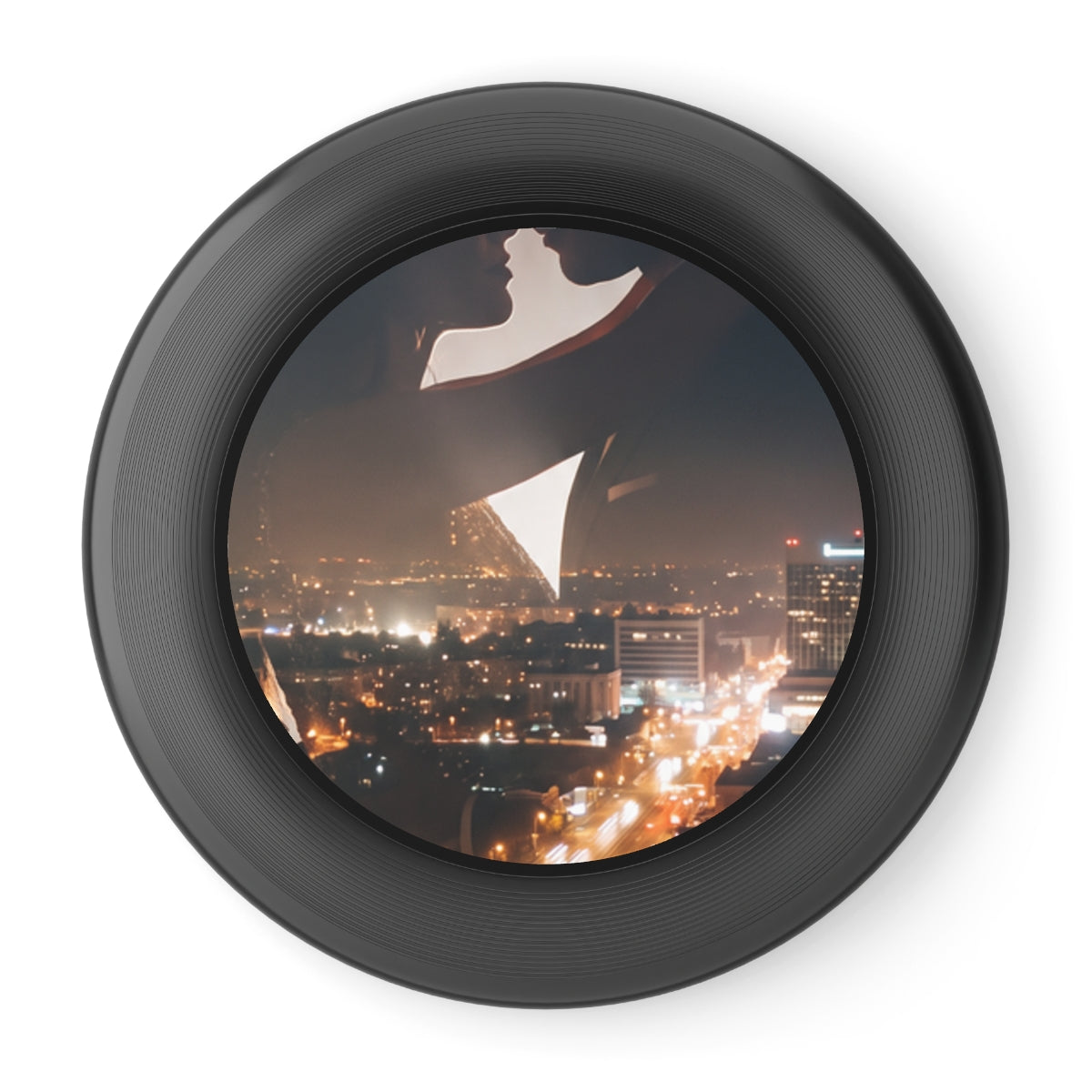 Wham-O Frisbee - City Twilight Glow | Echovira Gallery
