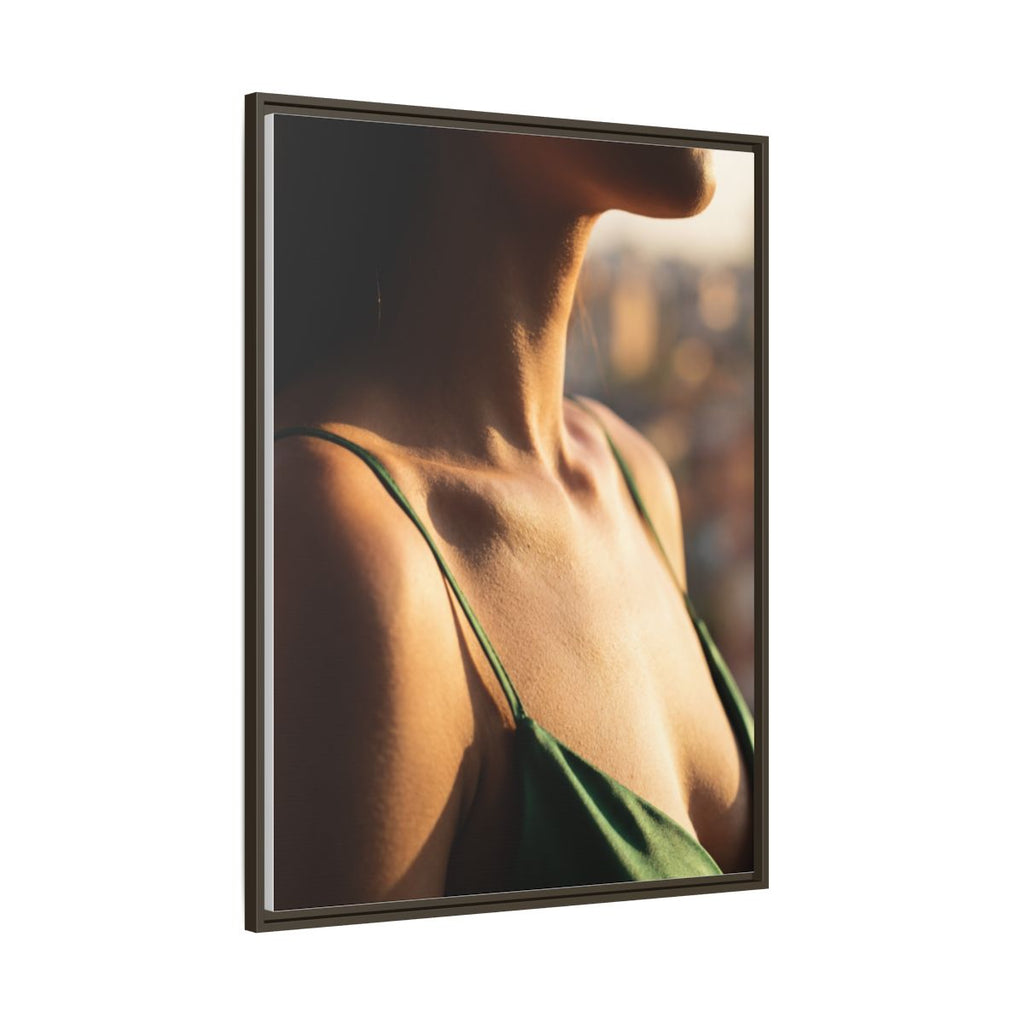 Framed Matte Canvas - Sunlit Muse