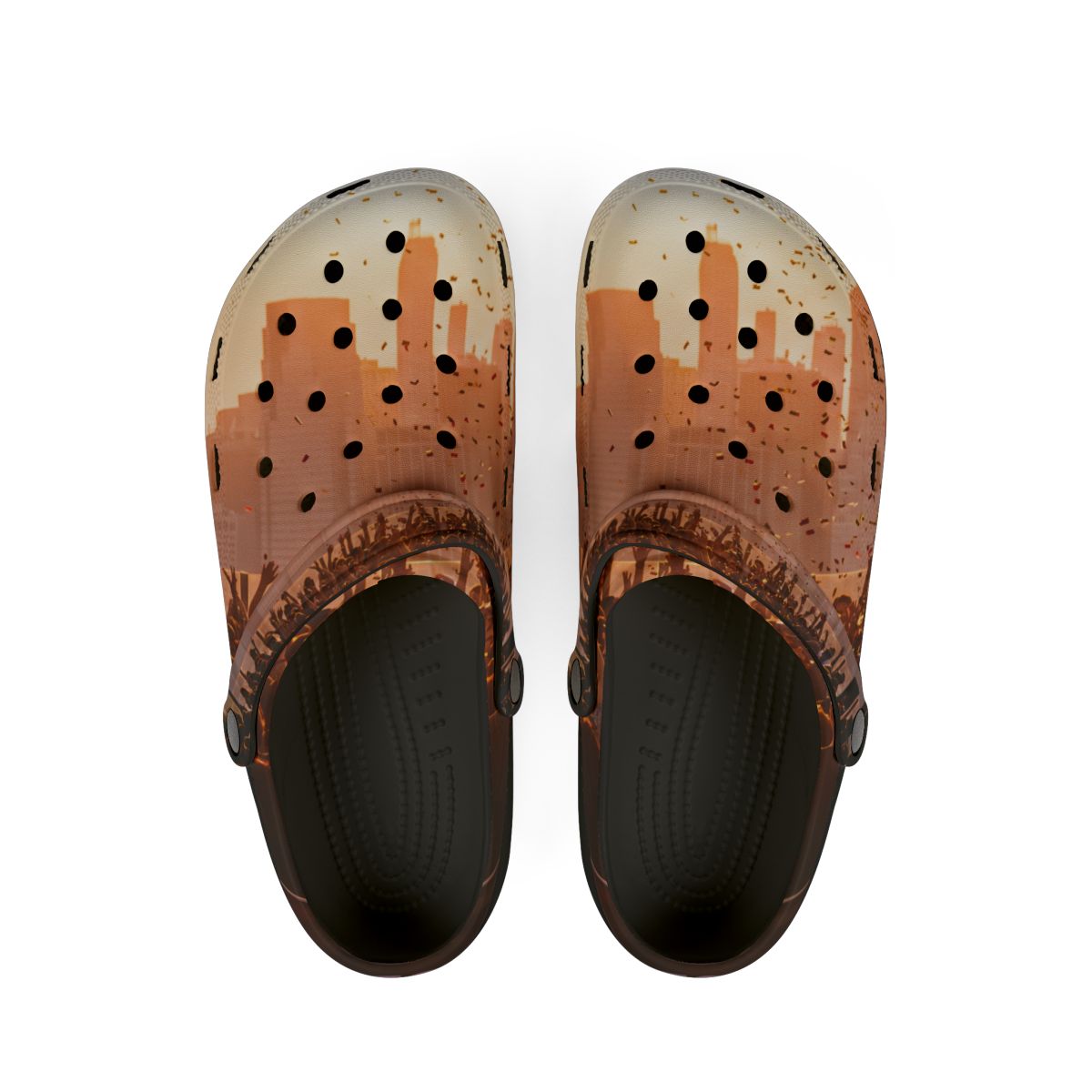 EVA Foam Rubber Shoes - City Lights | Echovira Gallery