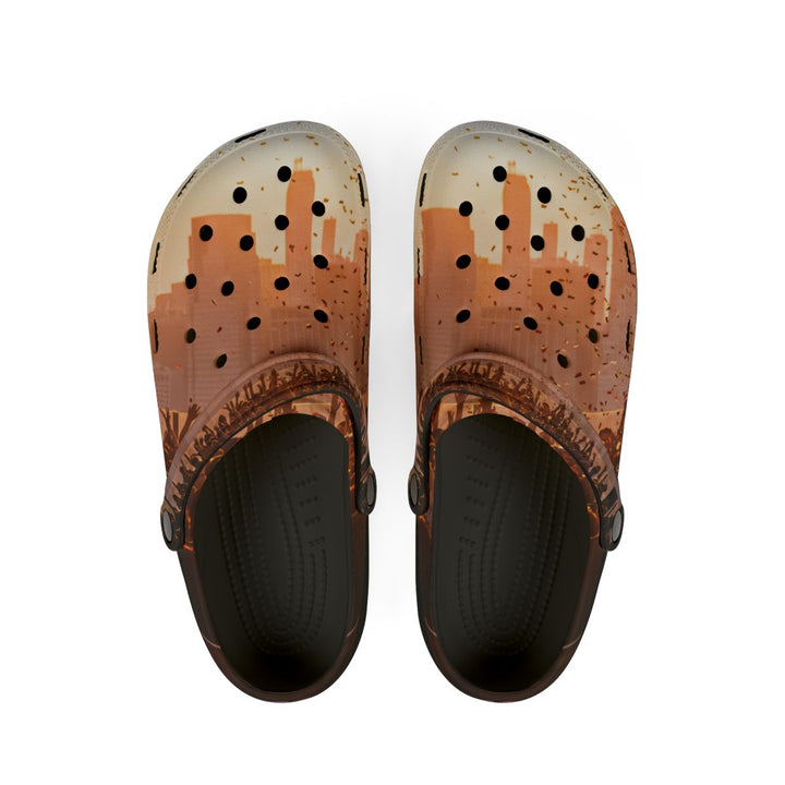 EVA Foam Rubber Shoes - City Lights