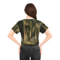 Crop Tee - Jungle Temple Mirage | Echovira Gallery