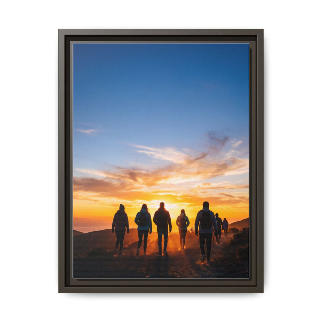 Matte Canvas, Framed - Epic Dawn Trek