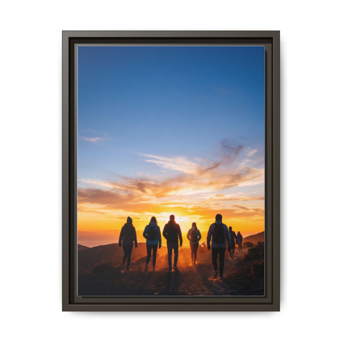 Matte Canvas, Framed - Epic Dawn Trek