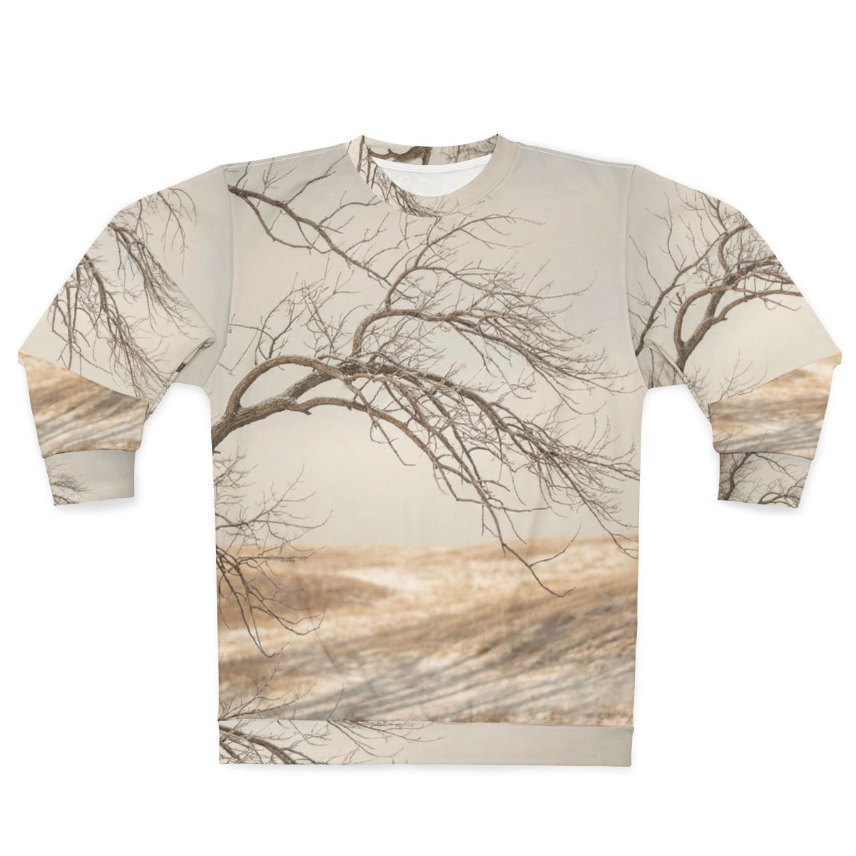 Men's Unisex Sweatshirt - Silent Branches Winter Landscape...